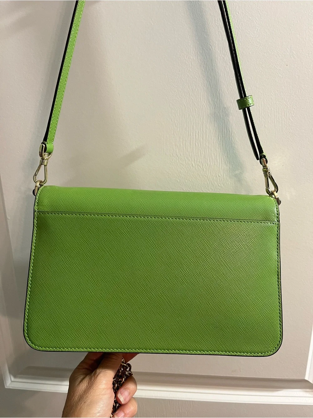 kate spade green crossbody with matching wallet